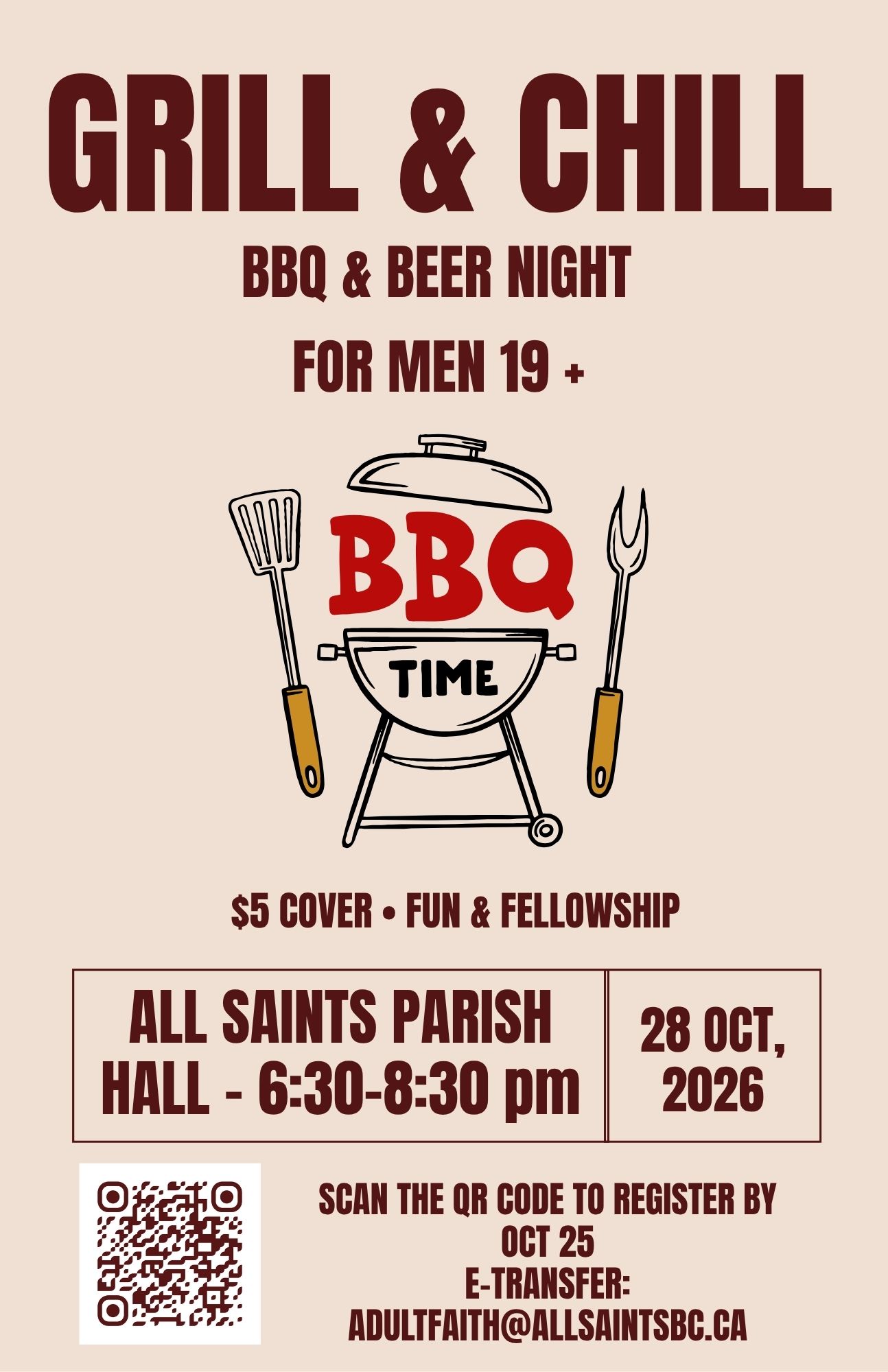 BBQ & BEER MEN'S NIGHT