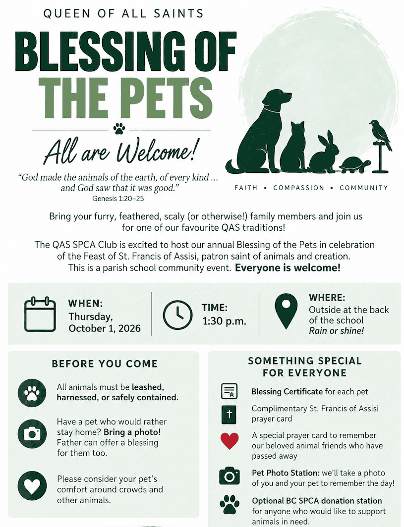 Blessing of Pets Poster